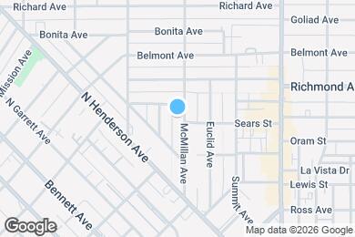 Map image of the property - 2015 McMillan Ave