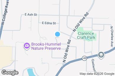 Map image of the property - 1656 N Broadview Dr
