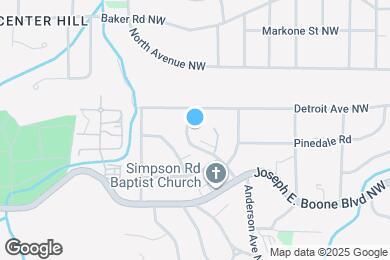 Map image of the property - 403 Westchester Blvd NW