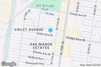 Map image of the property - 1118 Violet Ave