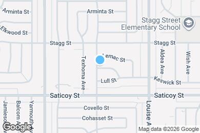 Map image of the property - 17459 Keswick St