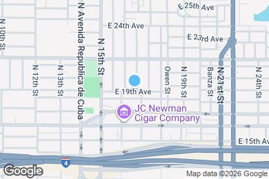 Map image of the property - 1610 E 19th Ave