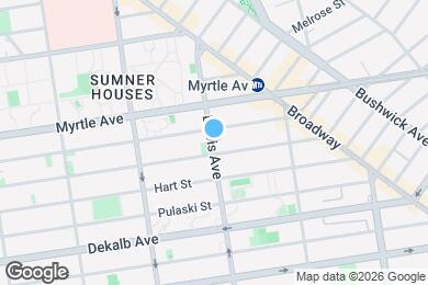Map image of the property - Light-Filled Corner 1BR with Private Outdoor Space & In-Unit Washer/Dryer