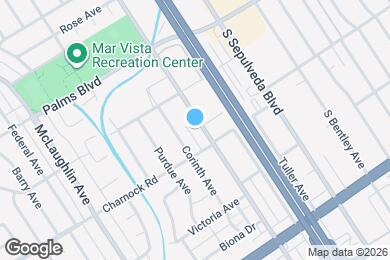 Map image of the property - Palm Sawtelle Townhomes