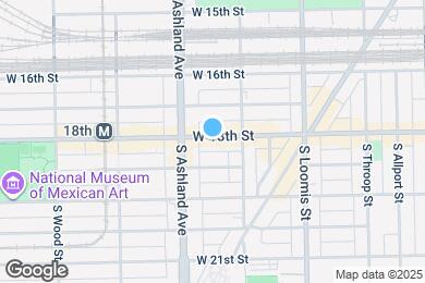 Map image of the property - 1527 W 18th St