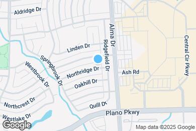 Map image of the property - 1209 Northridge Dr