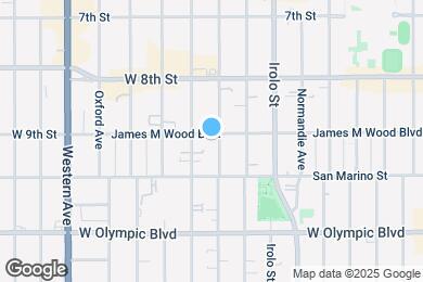 Map image of the property - 901 S Kingsley Dr