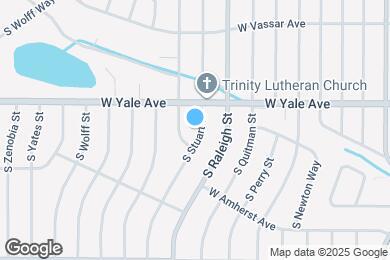 Map image of the property - 2727 S Stuart St