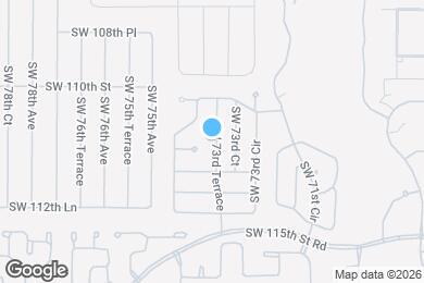 Map image of the property - 11120 SW 73rd Ter