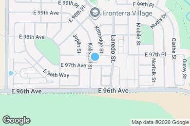Map image of the property - 15935 E 97th Ave