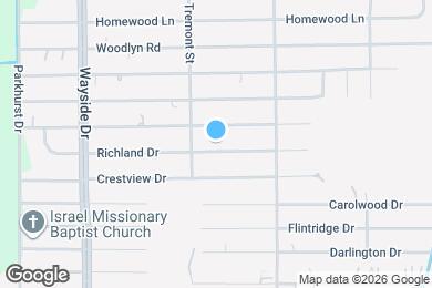 Map image of the property - 8117 Richland Dr