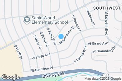 Map image of the property - 4153 W Eldorado Pl