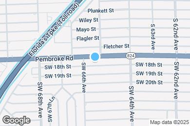 Map image of the property - 6525 SW 18th St