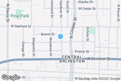 Map image of the property - 801 Houston St