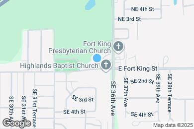 Map image of the property - 3447 E Fort King St