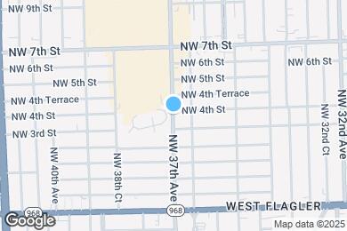 Map image of the property - 411 SW 37th Ave