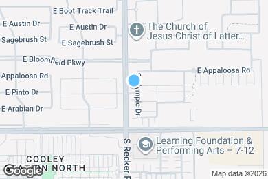 Map image of the property - 4025 E Catclaw St