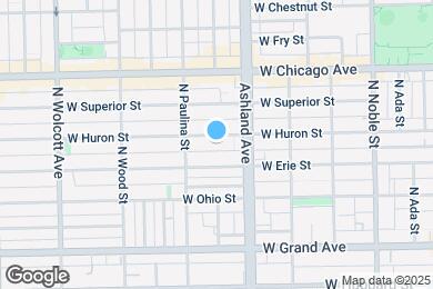 Map image of the property - 1629 W Huron St