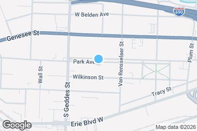 Map image of the property - 617 Park Ave