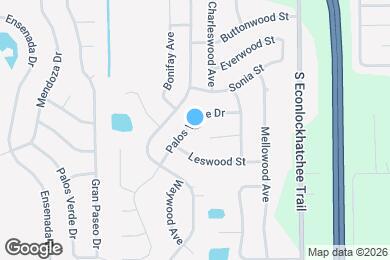 Map image of the property - 9124 Palos Verde Dr