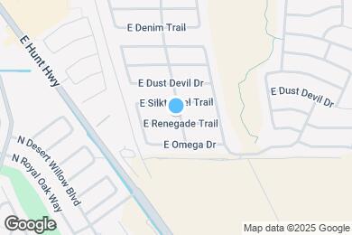 Map image of the property - 1150 E Renegade Trail