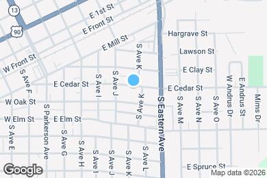 Map image of the property - 518 E Cedar St