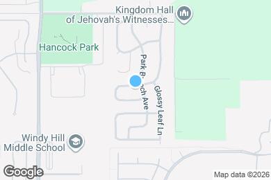 Map image of the property - 3289 White Blossom Ln