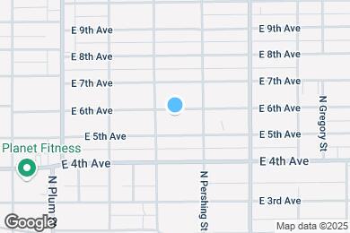 Map image of the property - 713 E 6th Ave