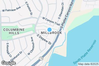 Map image of the property - 7926 S Depew St