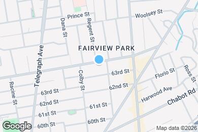 Map image of the property - 367 Alcatraz Ave