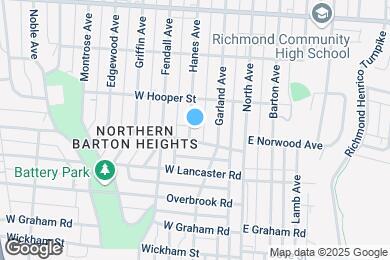 Map image of the property - 2707 Hanes Ave