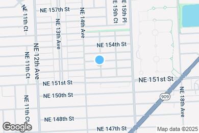 Map image of the property - 1457 NE 152nd St