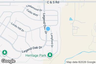 Map image of the property - 1375 Legend Oak Dr
