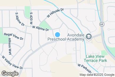 Map image of the property - 1396 S Lukas Ln