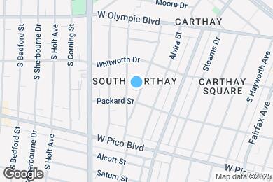 Map image of the property - 1155 S La Jolla Ave