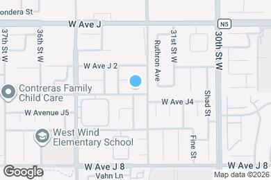 Map image of the property - 3219 W Avenue J4