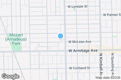 Map image of the property - 3614 W McLean Ave