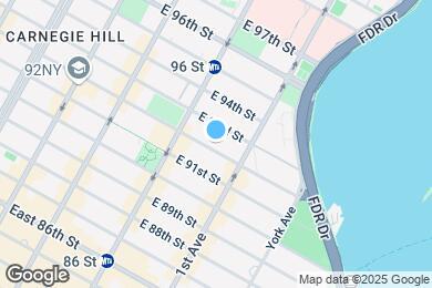 Map image of the property - 327 E 92nd St