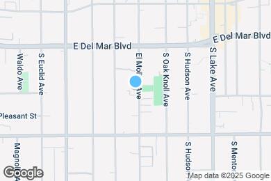 Map image of the property - 283 S El Molino Ave