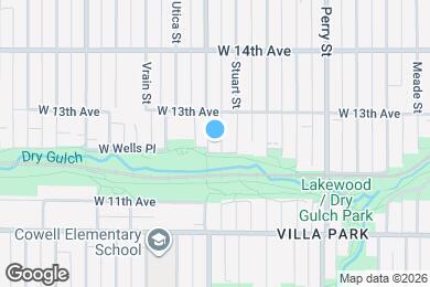 Map image of the property - 1240 Tennyson St