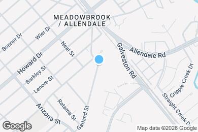 Map image of the property - 8434 Garland St
