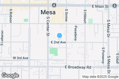 Map image of the property - 42 E 2nd Ave