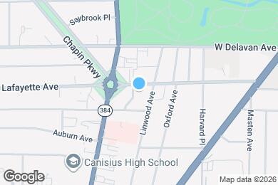 Map image of the property - 875 Lafayette Ave
