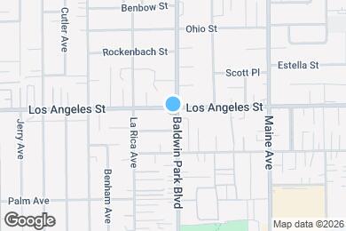 Map image of the property - 4355 Baldwin Park Blvd