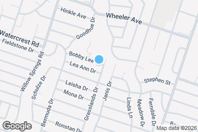 Map image of the property - 1608 Bobby Lee Dr