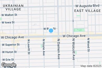 Map image of the property - 2030 W Chicago Ave