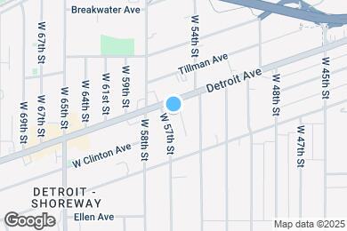 Map image of the property - 1415 W 57th St
