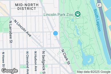 Map image of the property - 2058 N Clark St