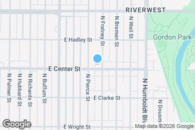 Map image of the property - 724 E Center St