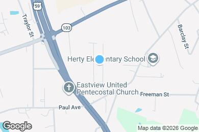Map image of the property - 125 Broaddus St
